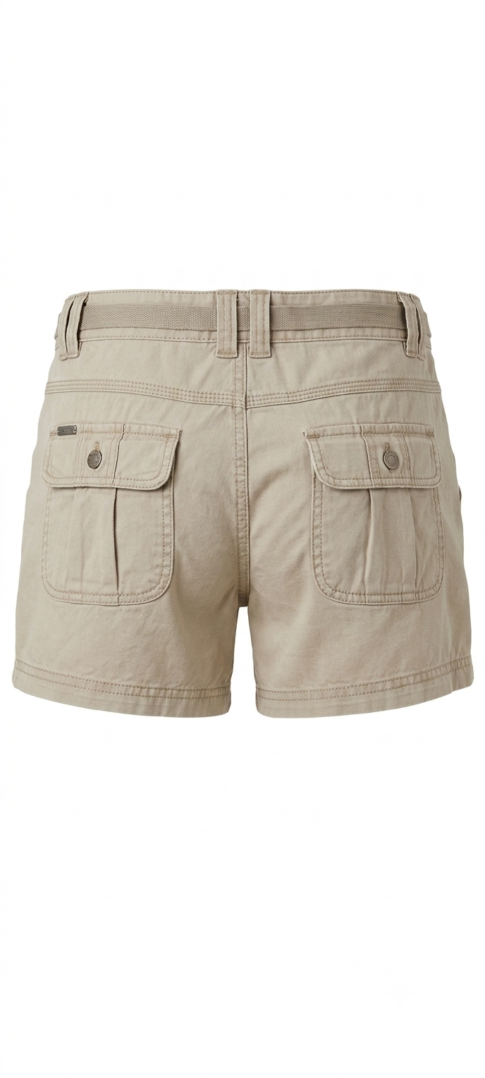 Short Cargo Verde Militar – Estilo Utilitário – Tam 42