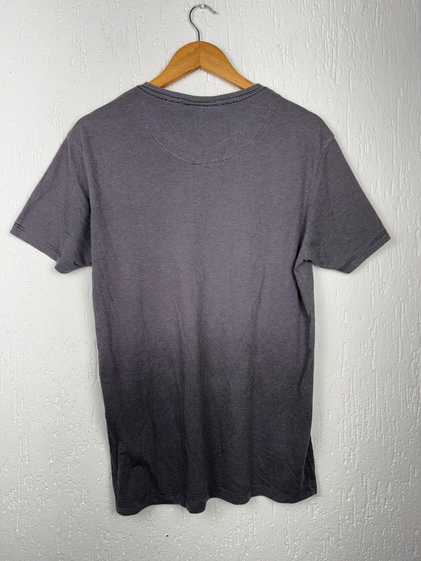 Camiseta Reserva Cinza Mescla Mini Listras
