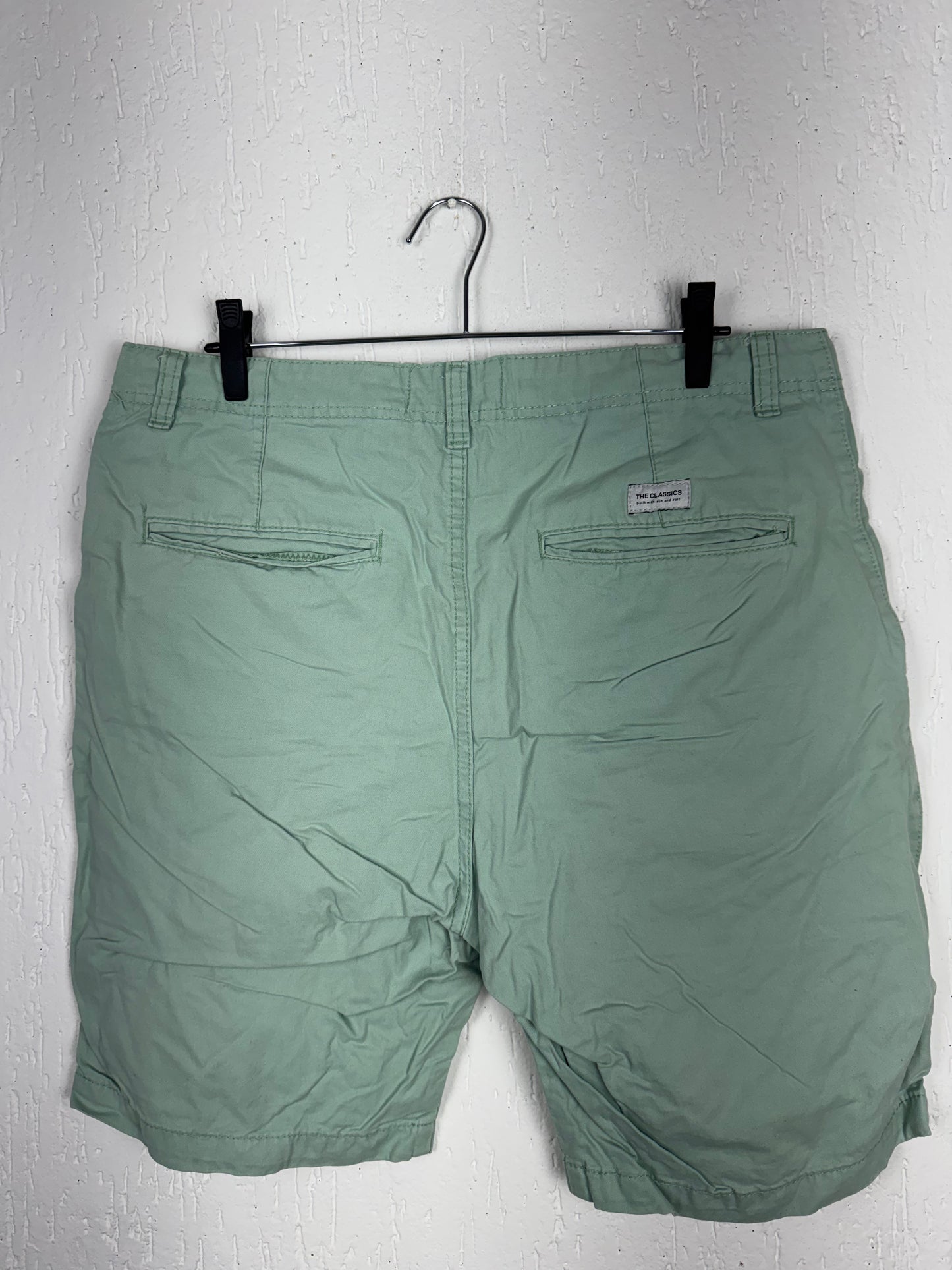 Bermuda Masculina Sarja Suncoast Verde Pastel
