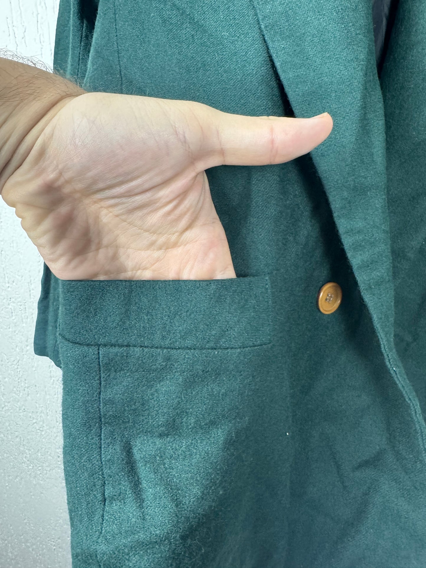 Blazer Vintage Verde Musgo Magi Royll • Lã