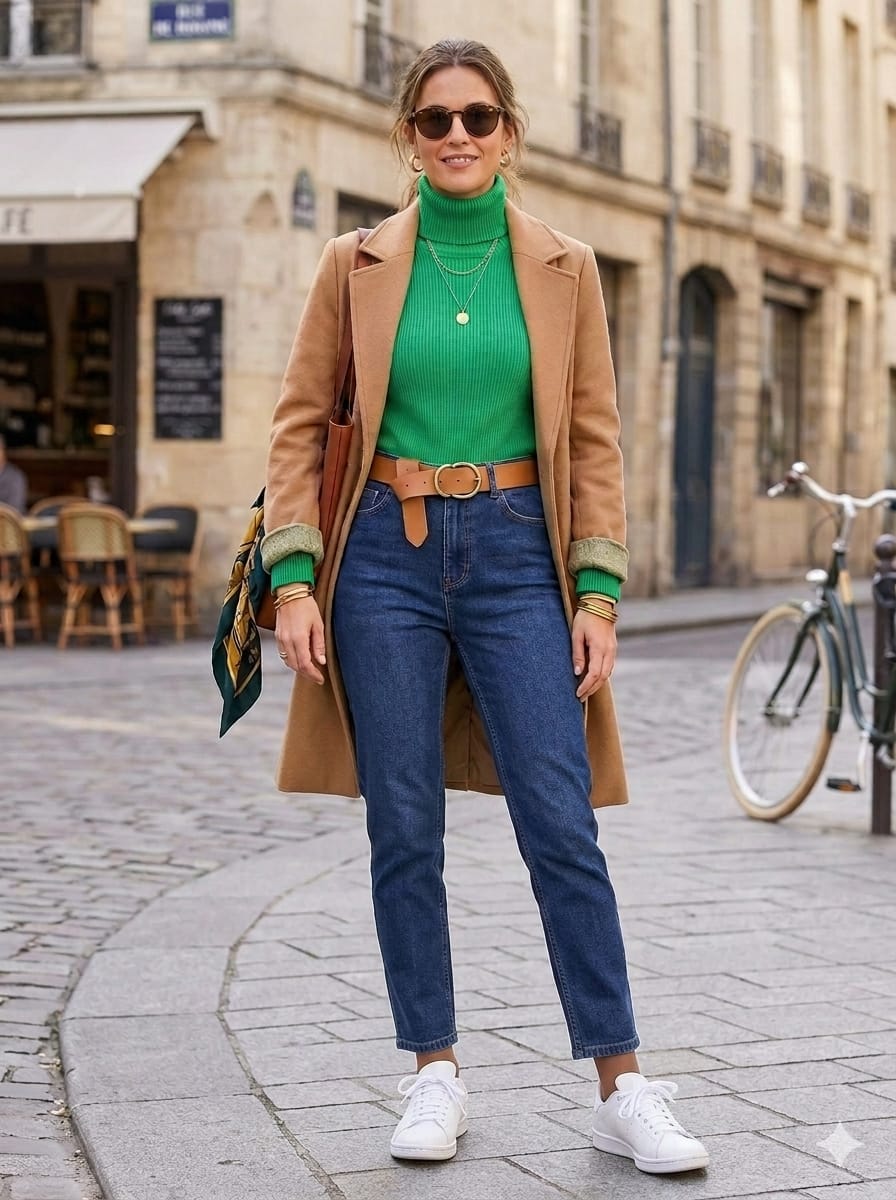 Vestido de tricô canelado da griffe Frederica Oficial, gola alta na cor verde bandeira, tamanho M, lindo, versátil, monte looks maravilhosos inspirado na copa do mundo!!! Peça nova, nunca usada