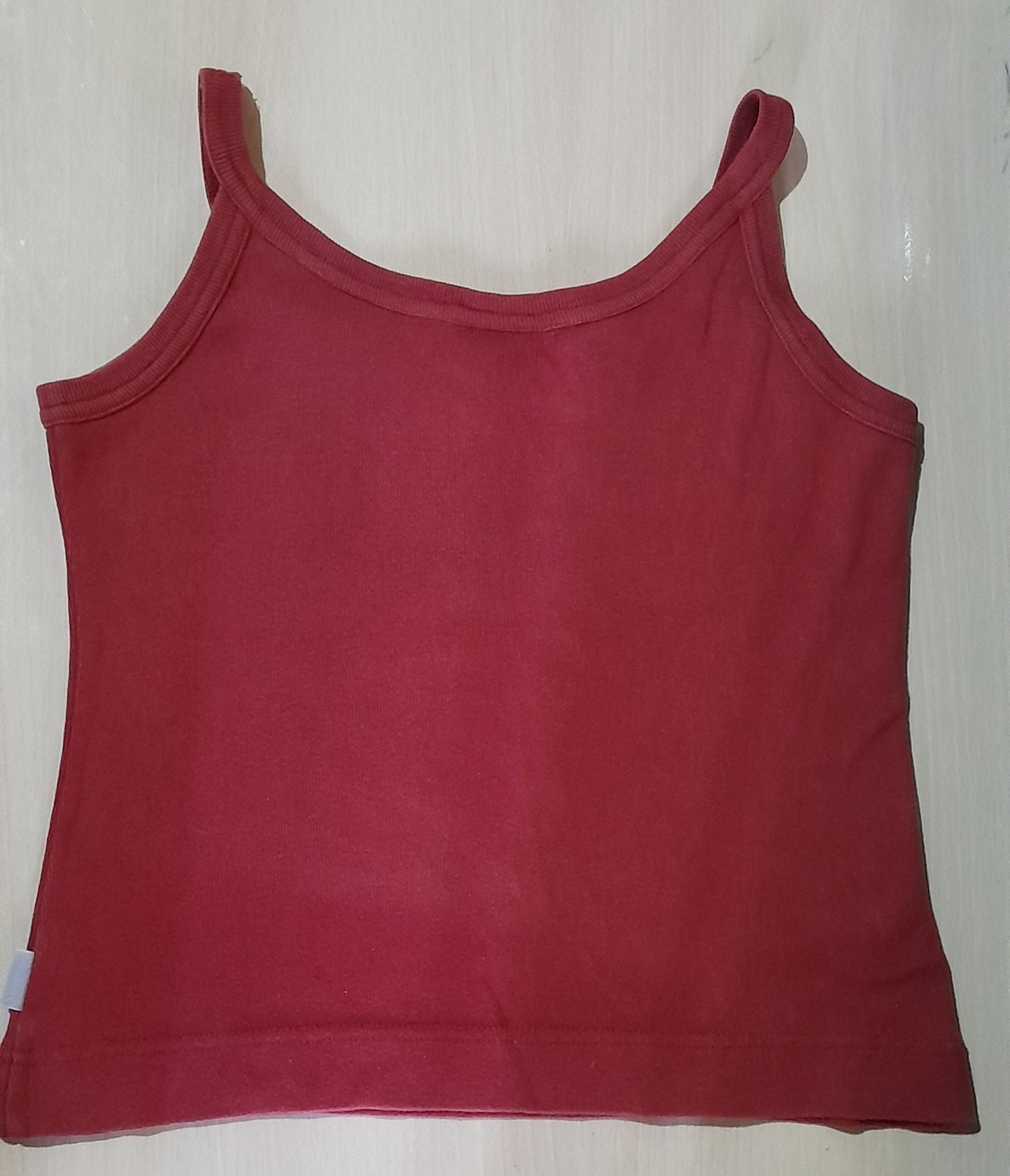 Regata Adidas Feminina Algodão Vermelho Vintage M
