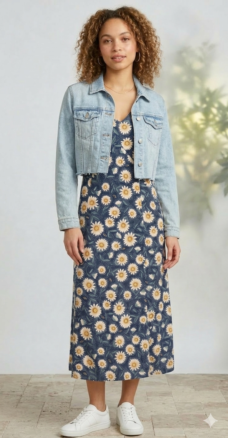 Vestido Floral Romântico Perfeito Tam M (Com Forro)