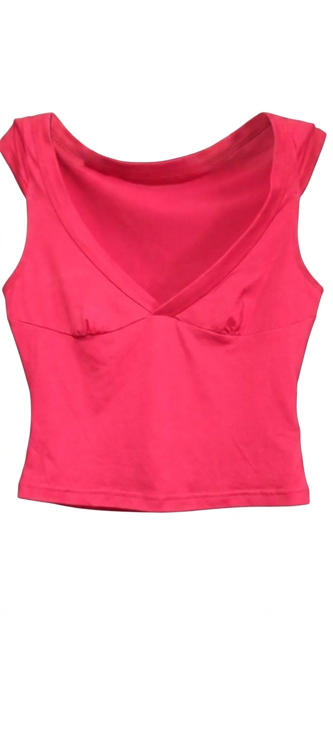 Blusinha PP Vermelha Super Macia e Decotada! ❤️
