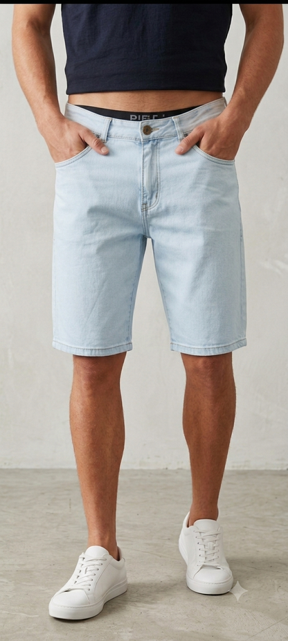 Bermuda Jeans Pool Original – Lavagem Clara – Tam 40