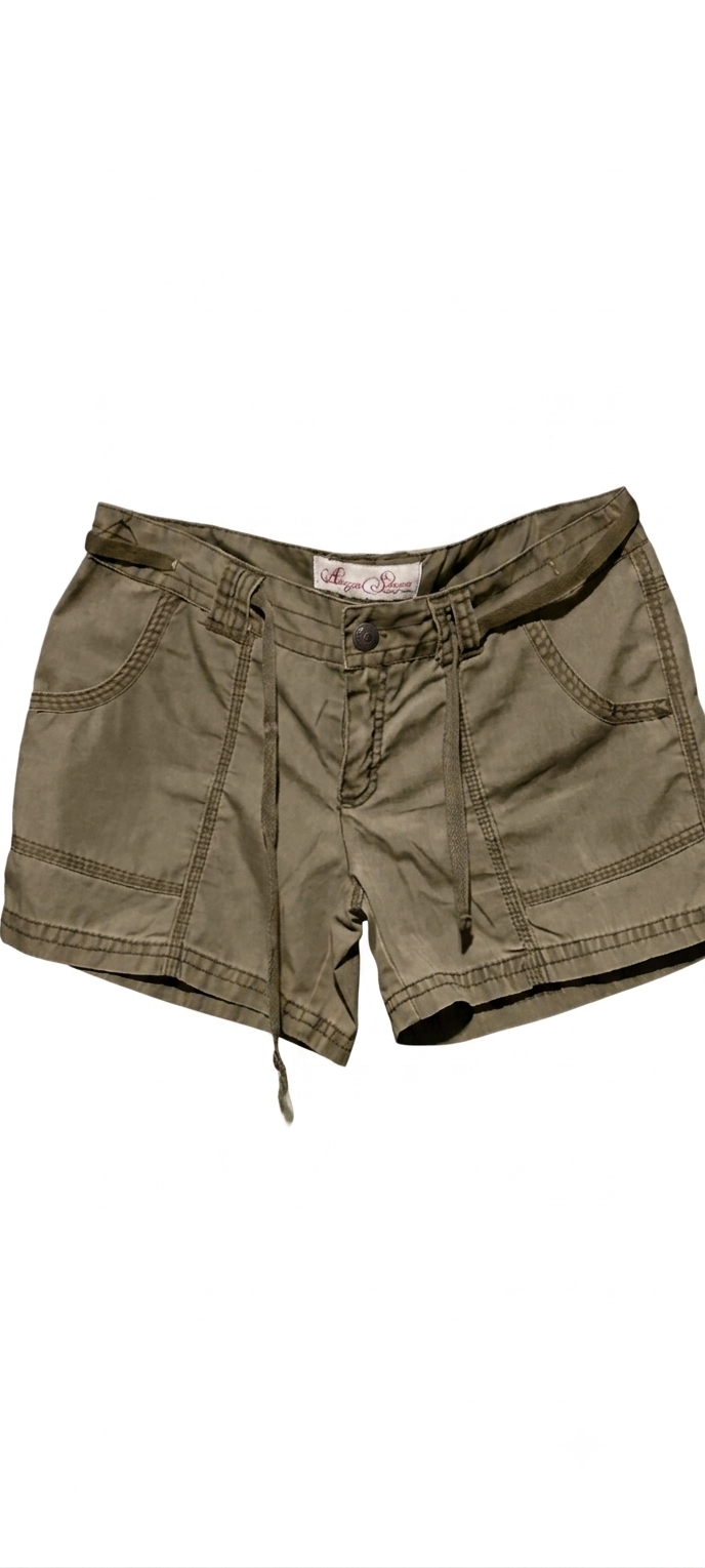 Short Cargo Verde Militar – Estilo Utilitário – Tam 42