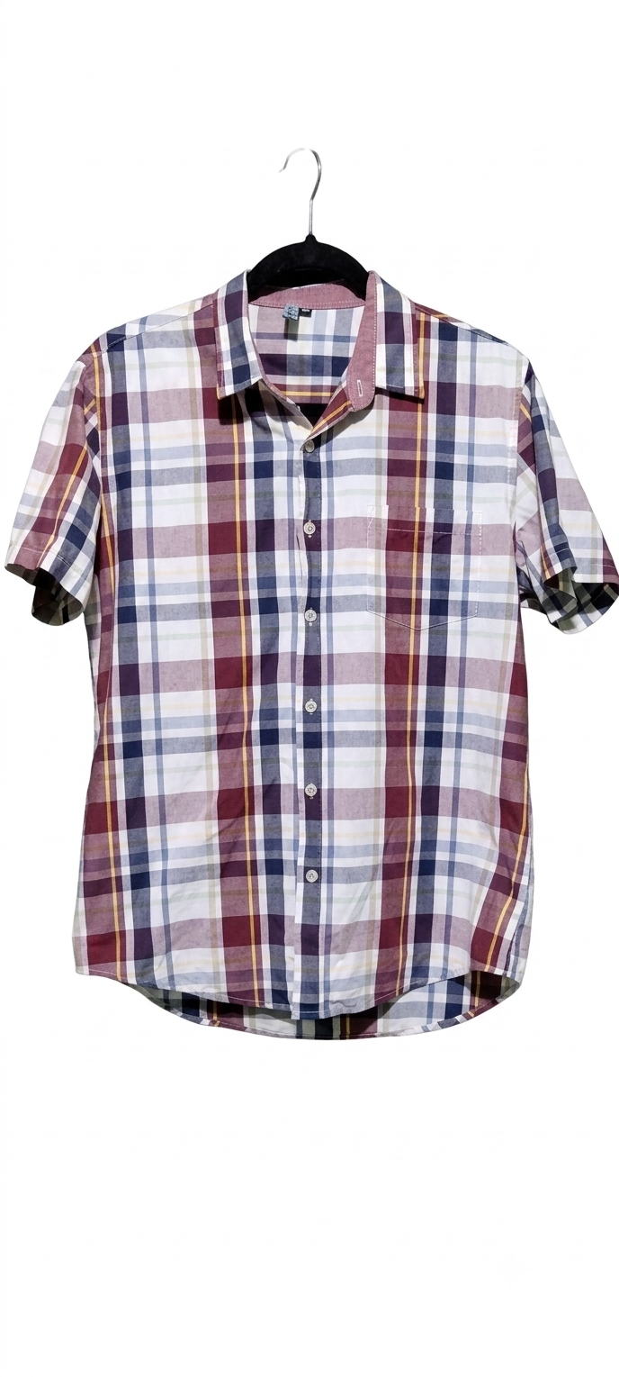 Camisa Xadrez Clássica – Casual e Confortável – Tamanho M