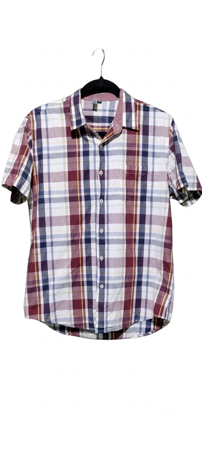 Camisa Xadrez Clássica – Casual e Confortável – Tamanho M