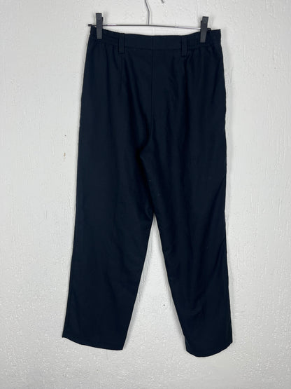 Calça de sarja masculina preta