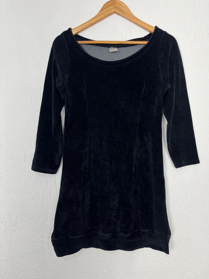 Vestido em veludo molhado
