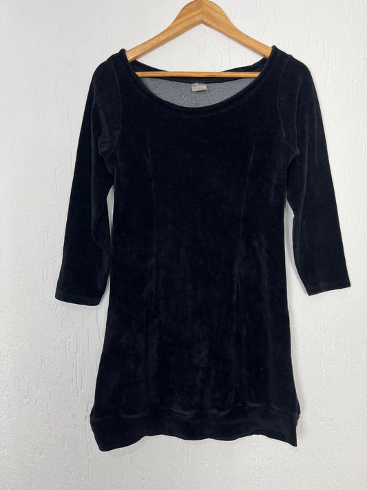 Vestido em veludo molhado