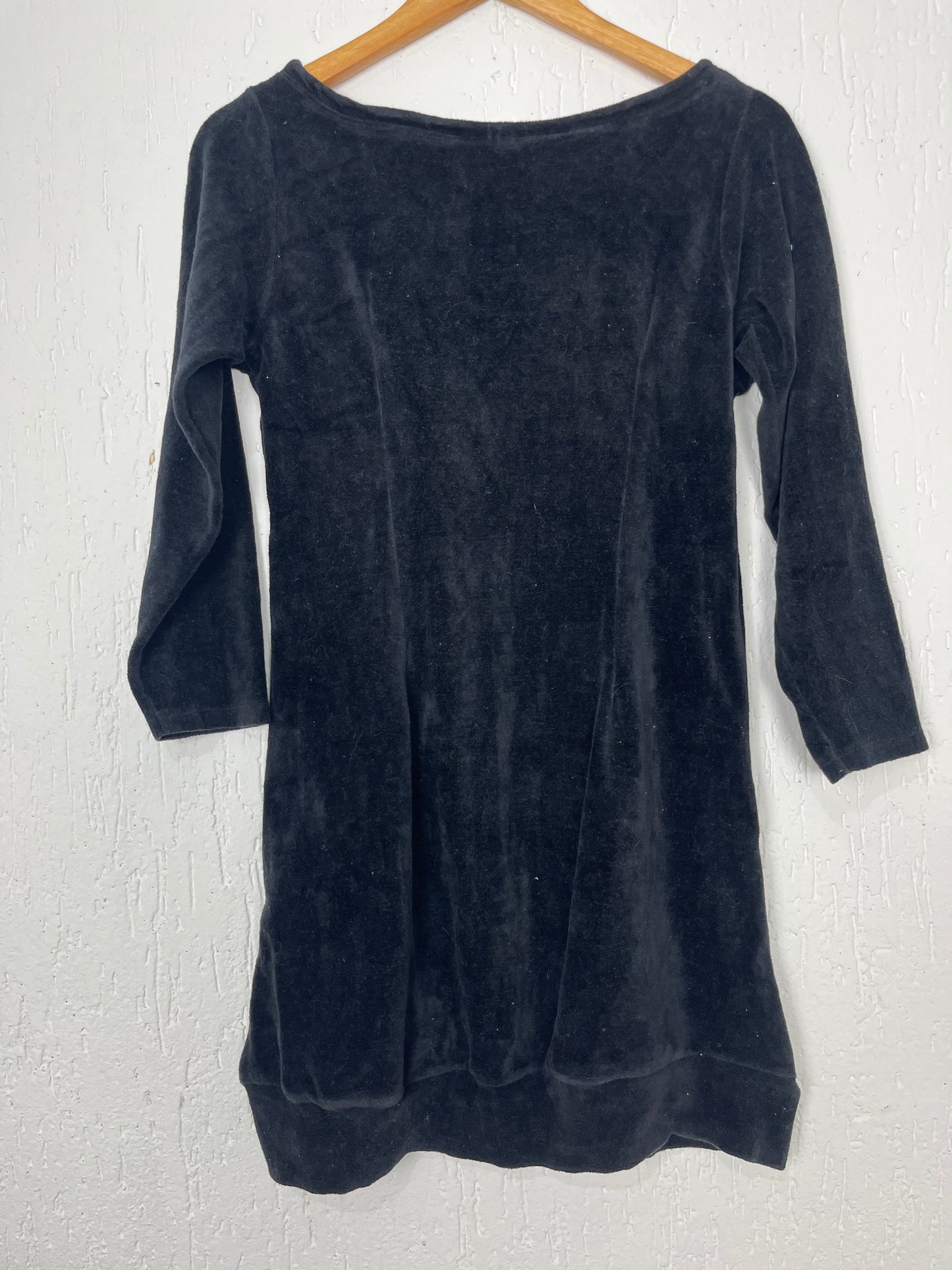 Vestido em veludo molhado