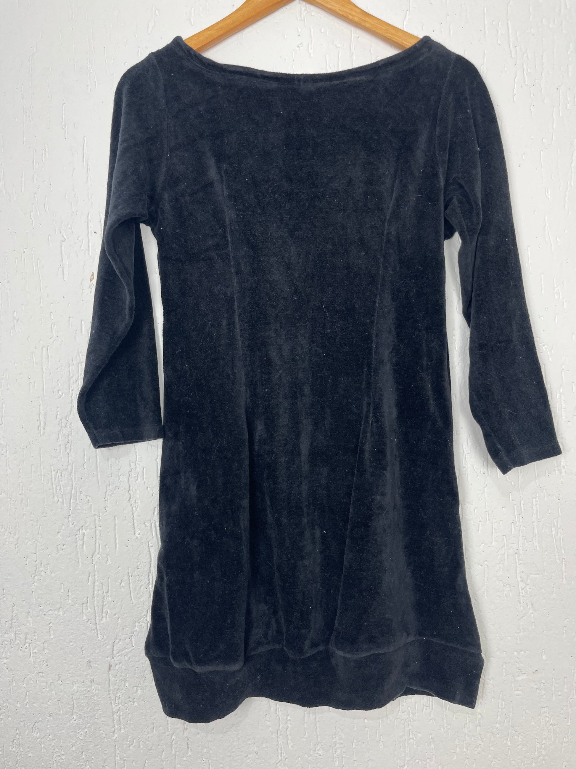 Vestido em veludo molhado