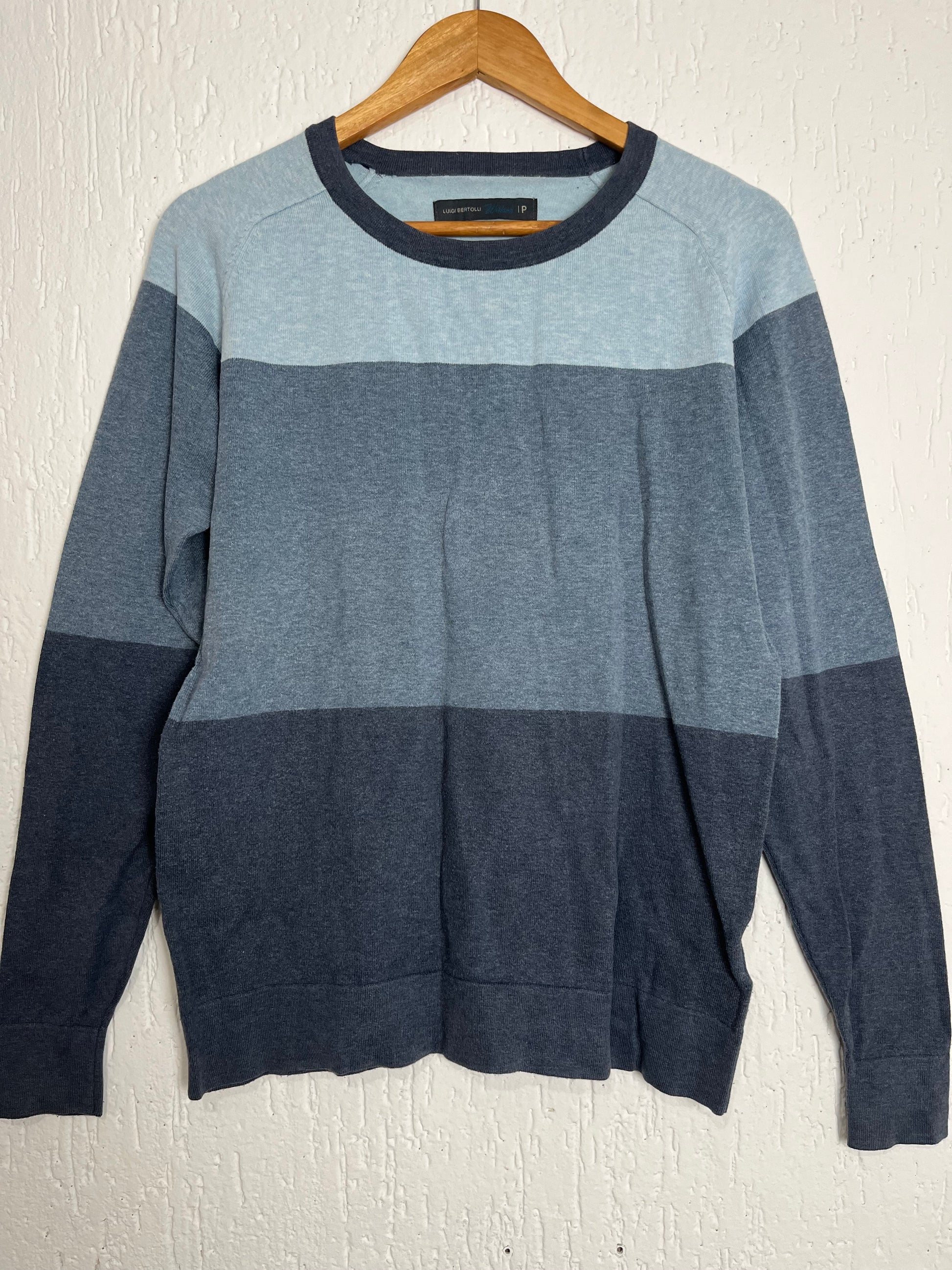 Suéter Masculino Luigi Bertolli Weekend - Tricot Leve Tricolor