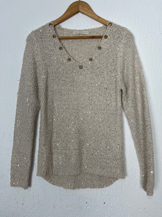 Blusa dourada tricot