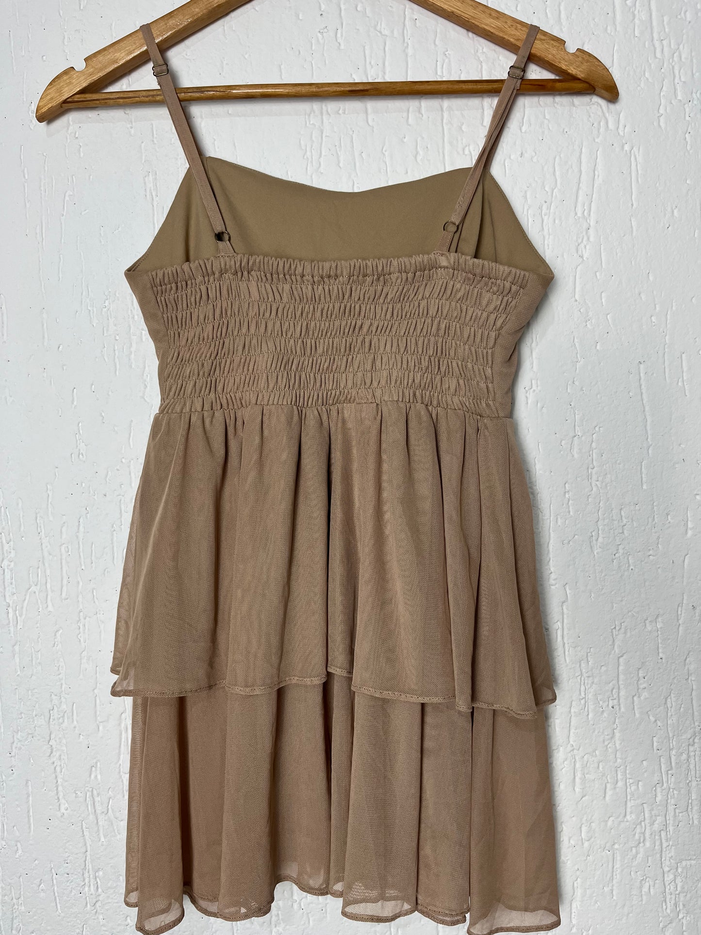 Blusa Romântica de Tule Nude