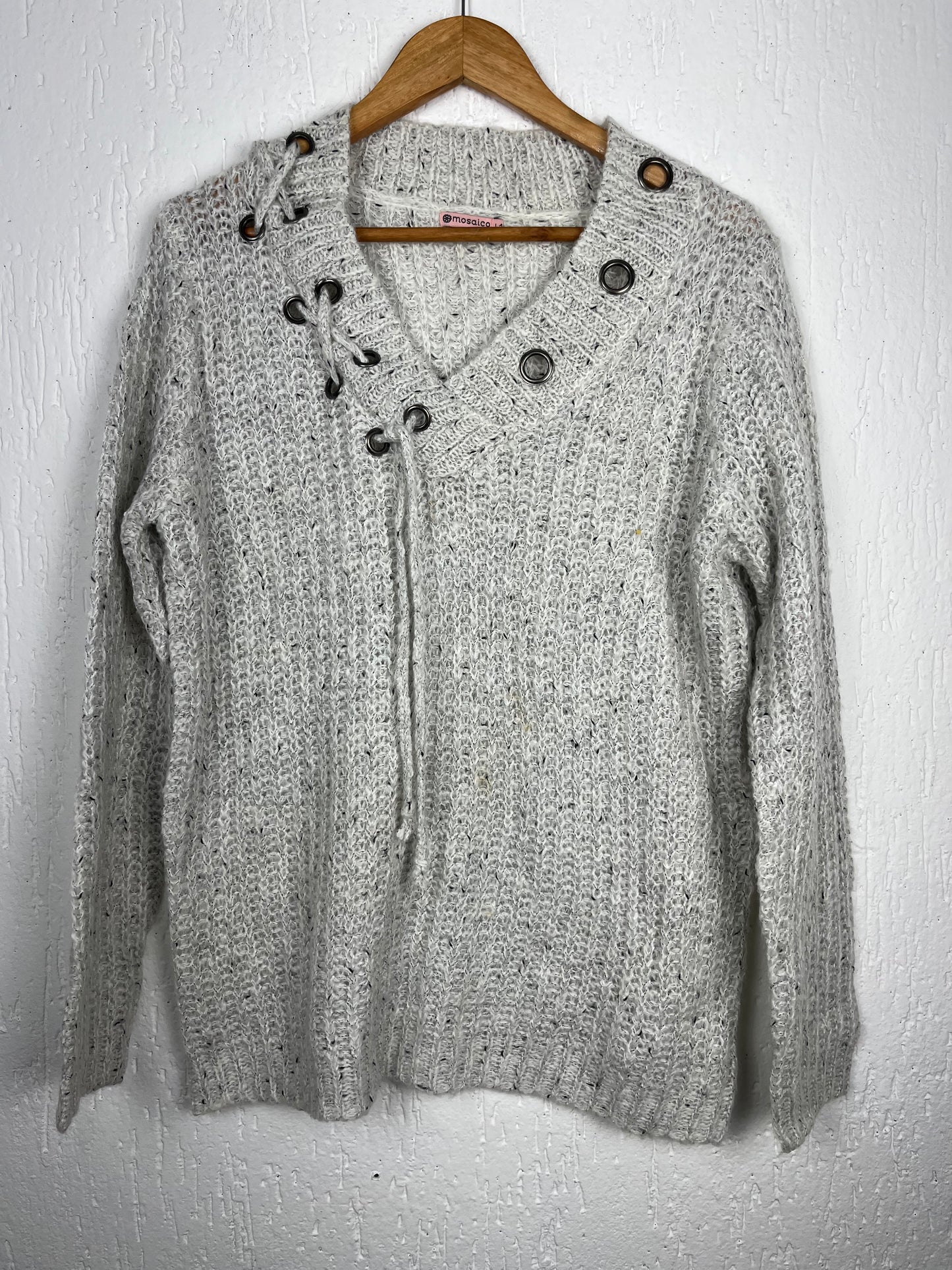 Blusa de Frio em Crochê Artesanal mescla – Quentinha e Elegante