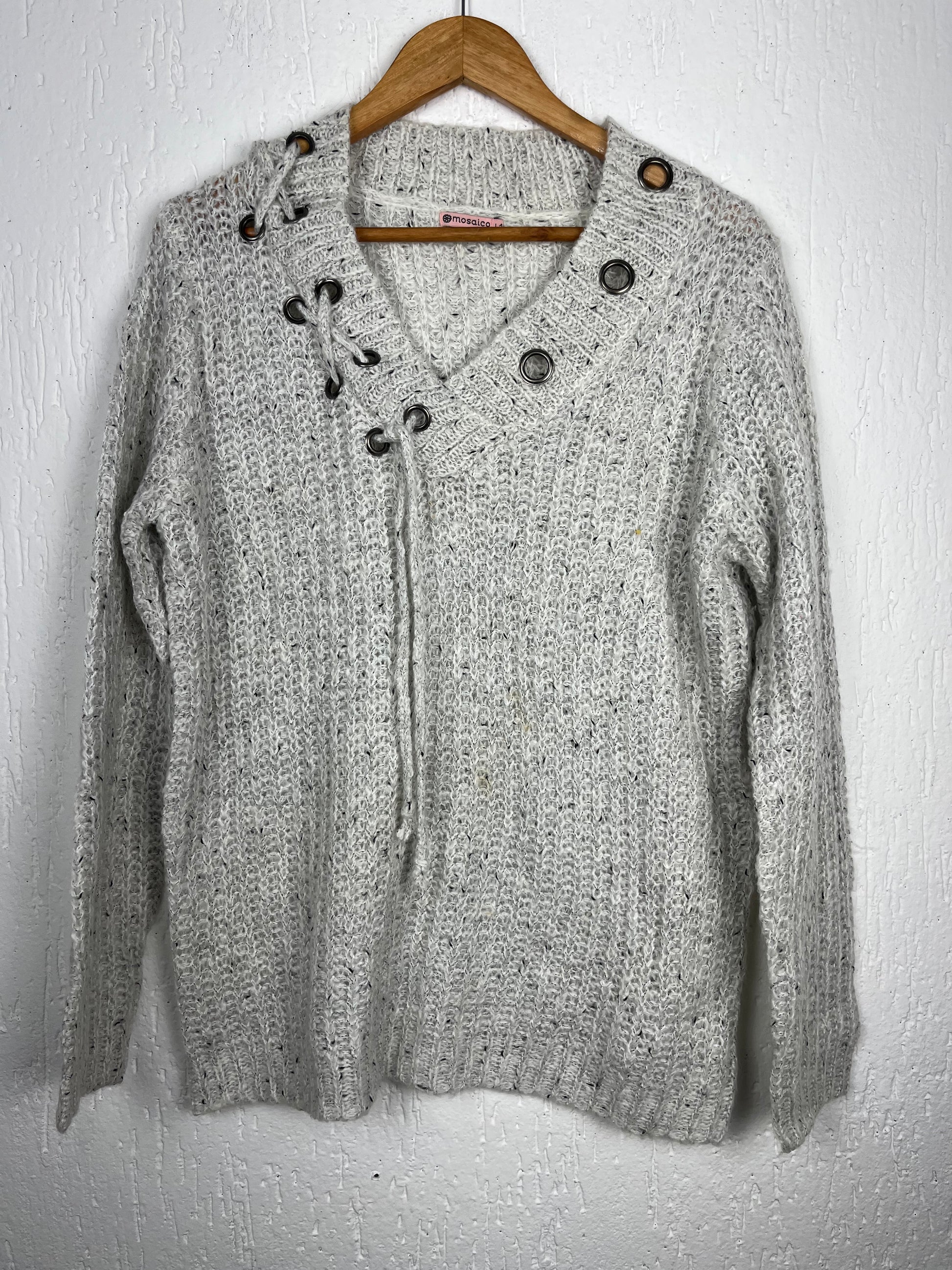 Blusa de Frio em Crochê Artesanal mescla – Quentinha e Elegante