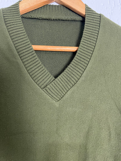 Suéter feminino verde militar