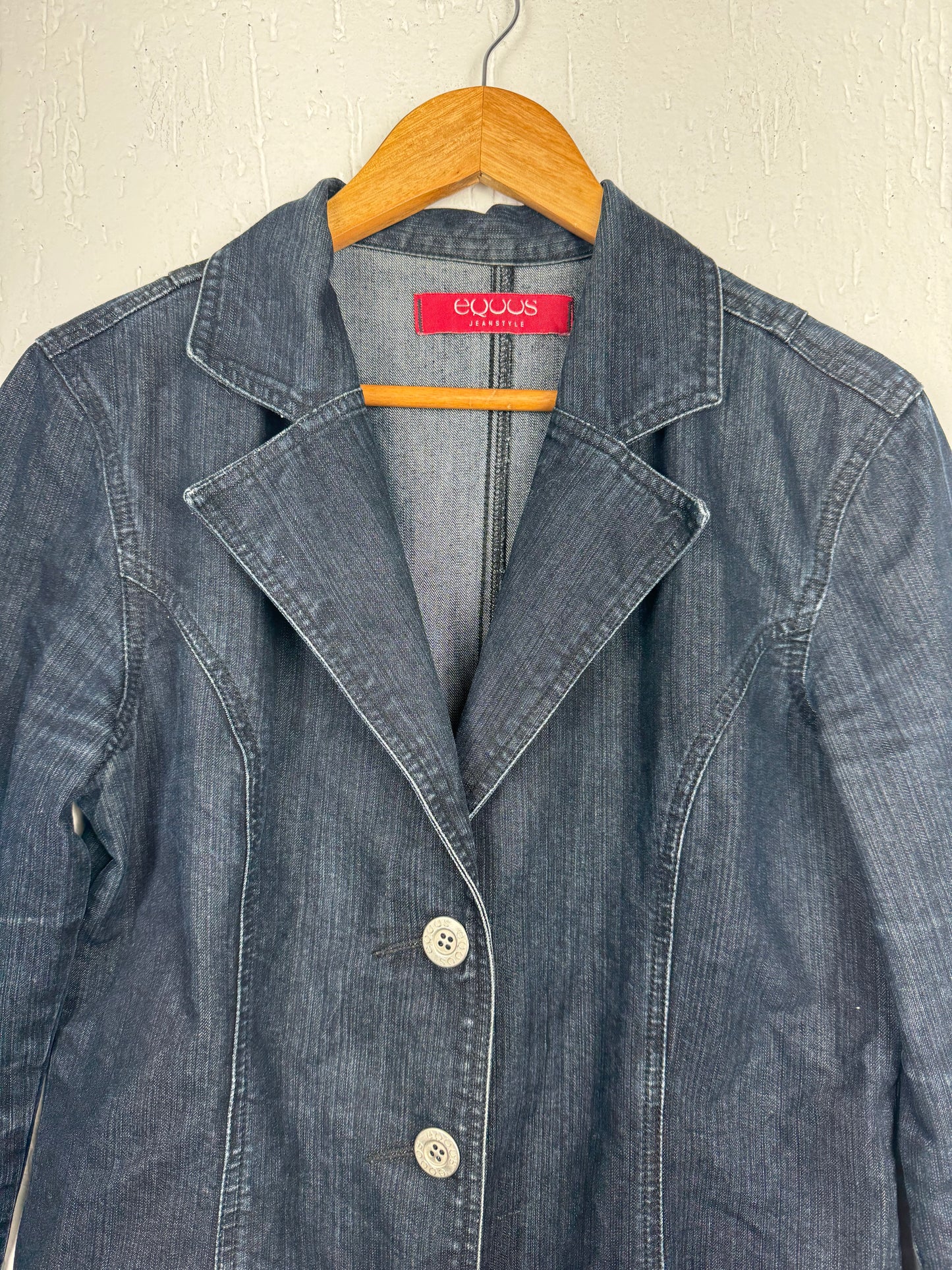 Trench Coat Jeans Feminino Alongado Equus