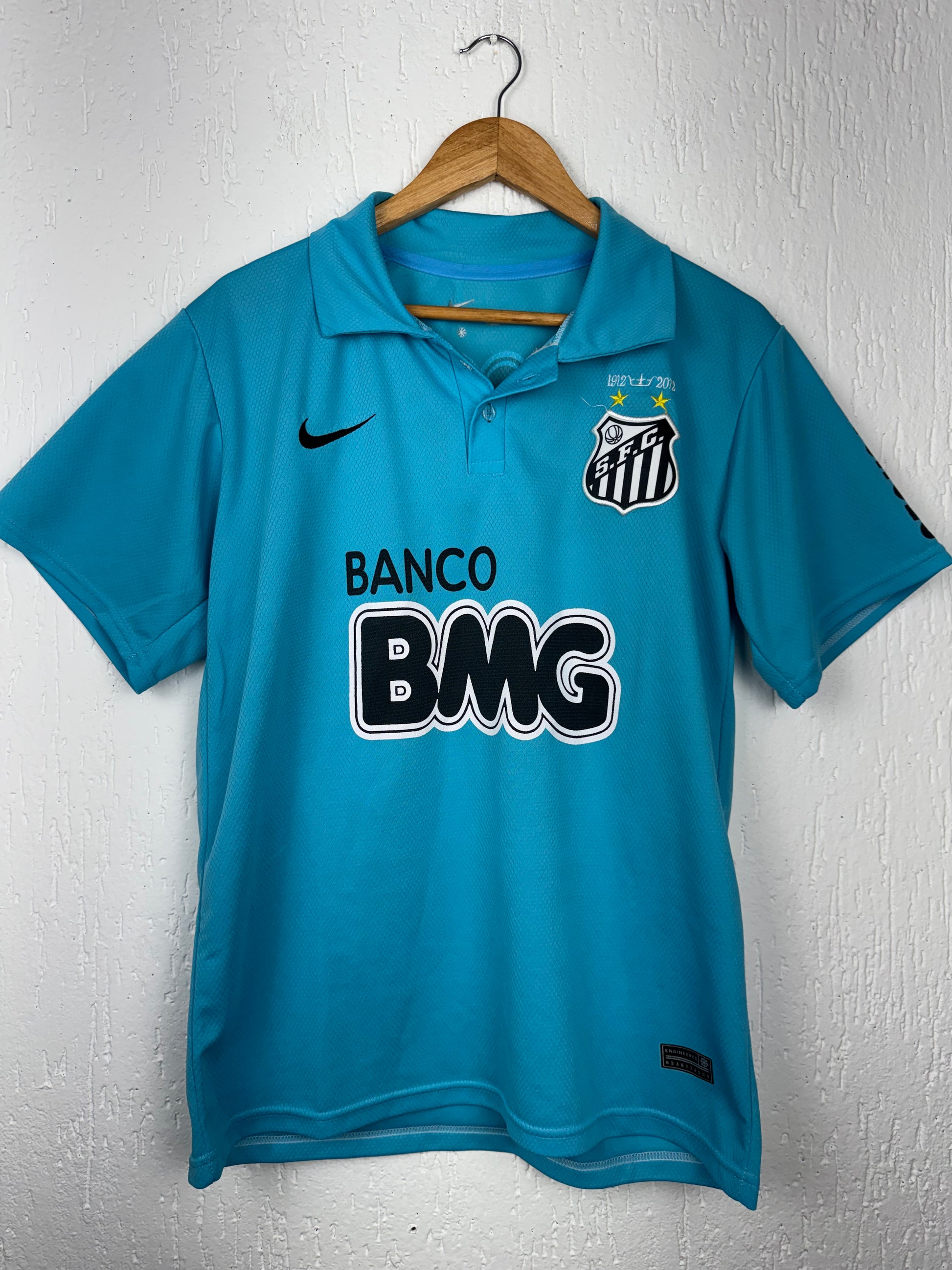 Camisa Santos FC Nike Centenário 2012 Neymar Jr #11 Azul