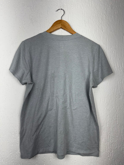 Camiseta Under Armour Cinza Mescla Logo Centralizado