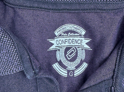 Camisa Polo Confidence Roxa Mesclada com Detalhes Lilás