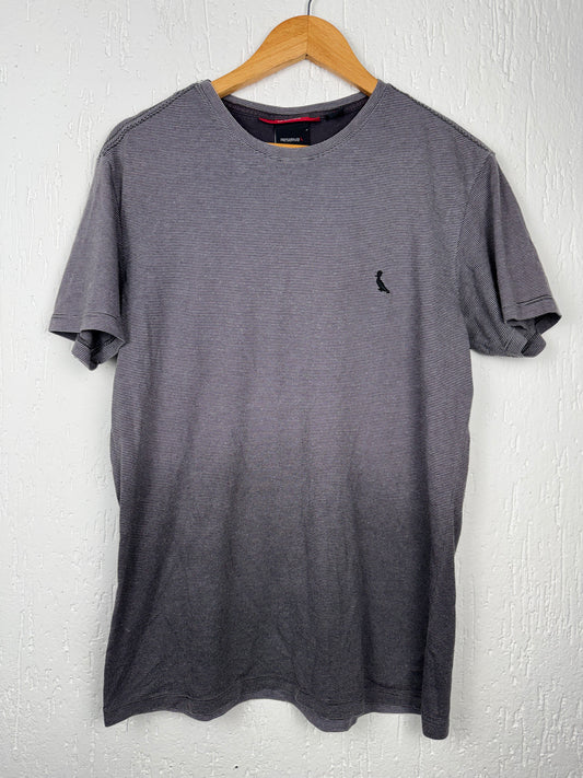 Camiseta Reserva Cinza Mescla Mini Listras