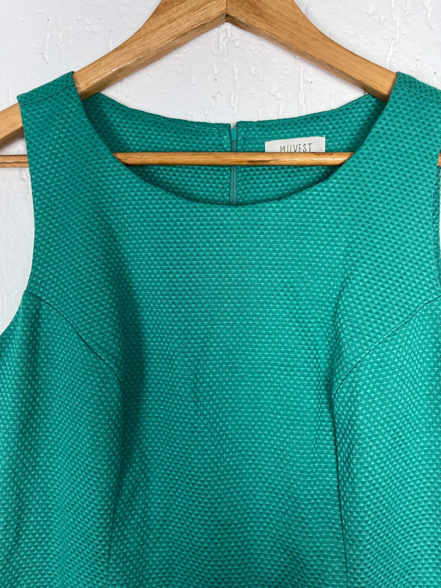 Vestido Tubinho Verde Texturizado - Marca Milvest