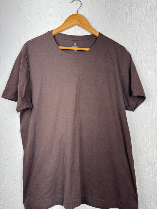 Camiseta Four All Marrom Chocolate Básica