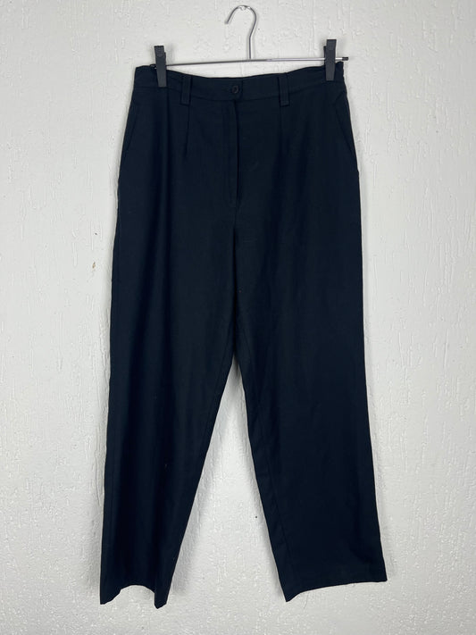 Calça de sarja masculina preta