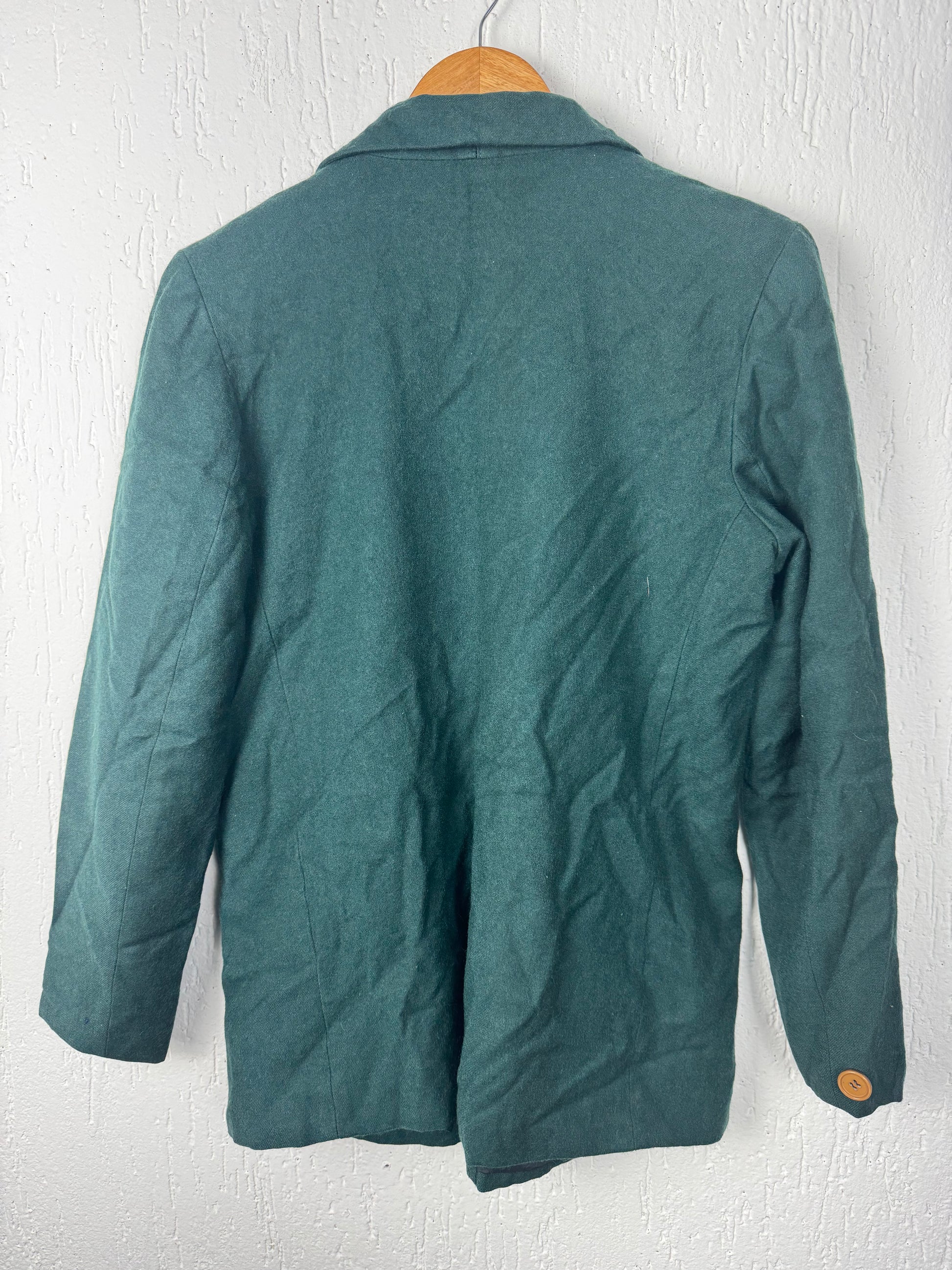 Blazer Vintage Verde Musgo Magi Royll • Lã