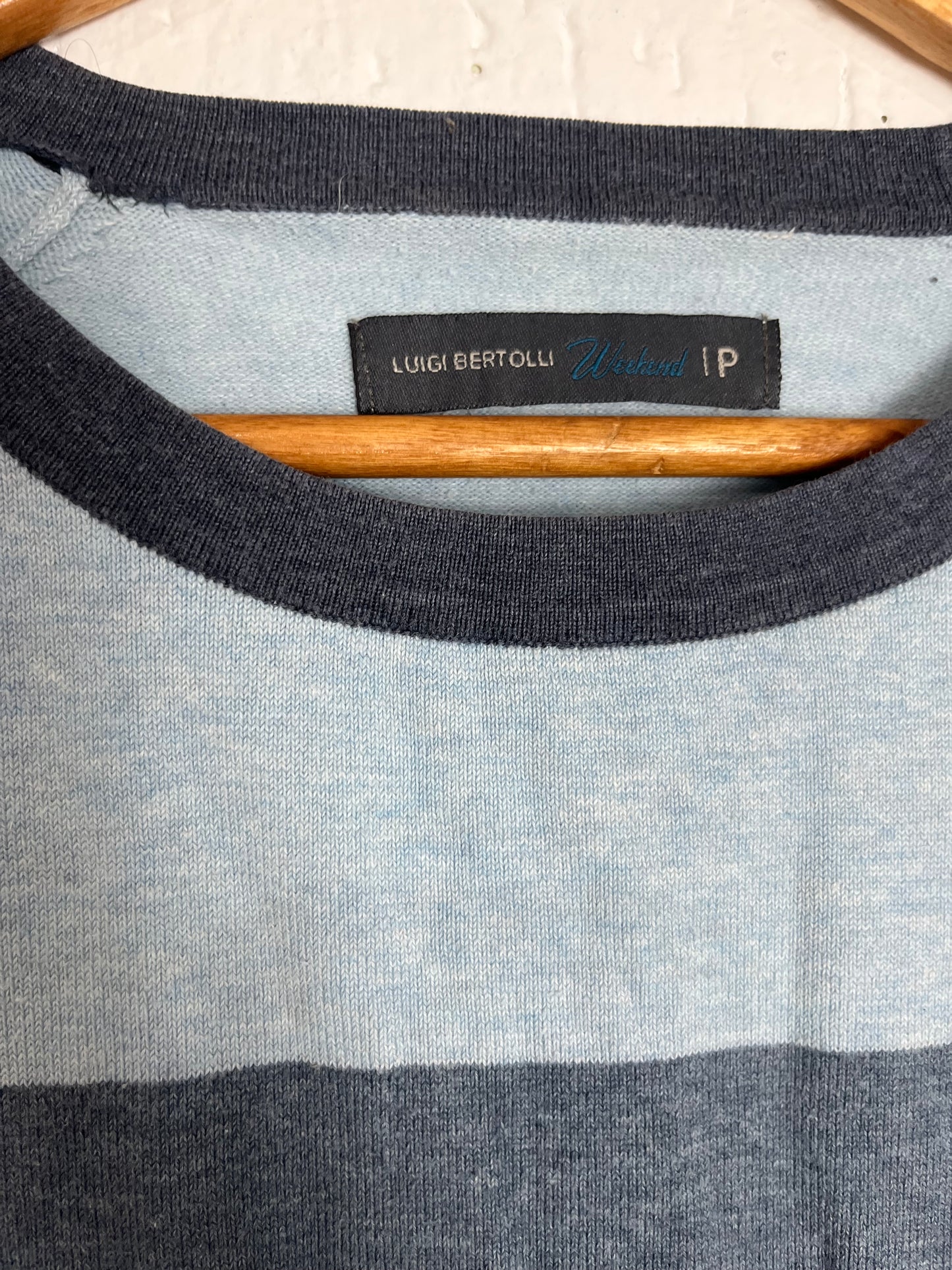 Suéter Masculino Luigi Bertolli Weekend - Tricot Leve Tricolor