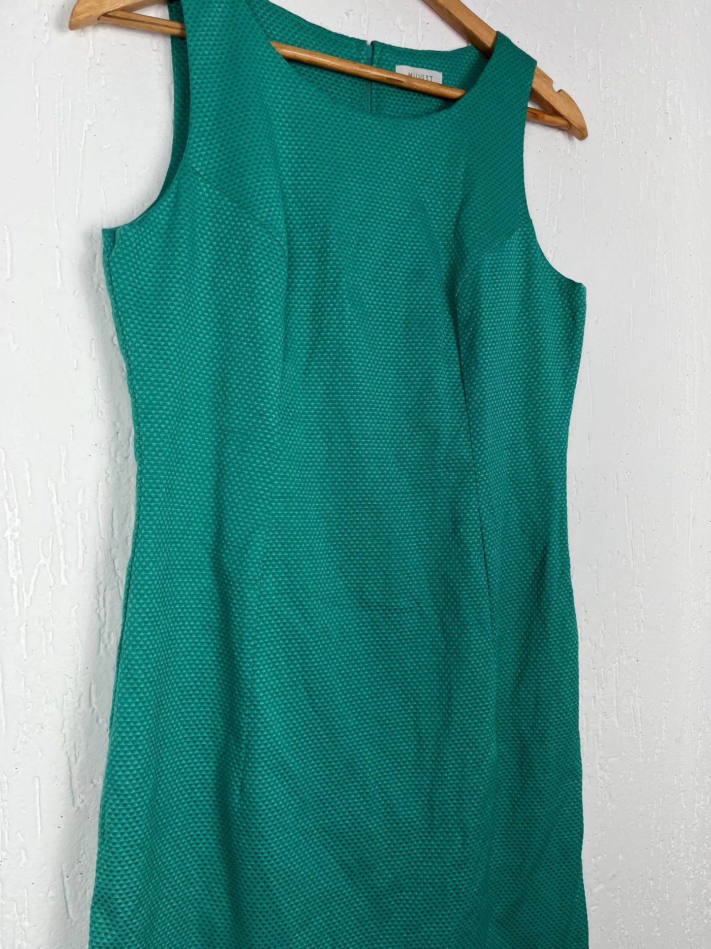 Vestido Tubinho Verde Texturizado - Marca Milvest