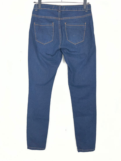 Calça Jeans Skinny com Elastano