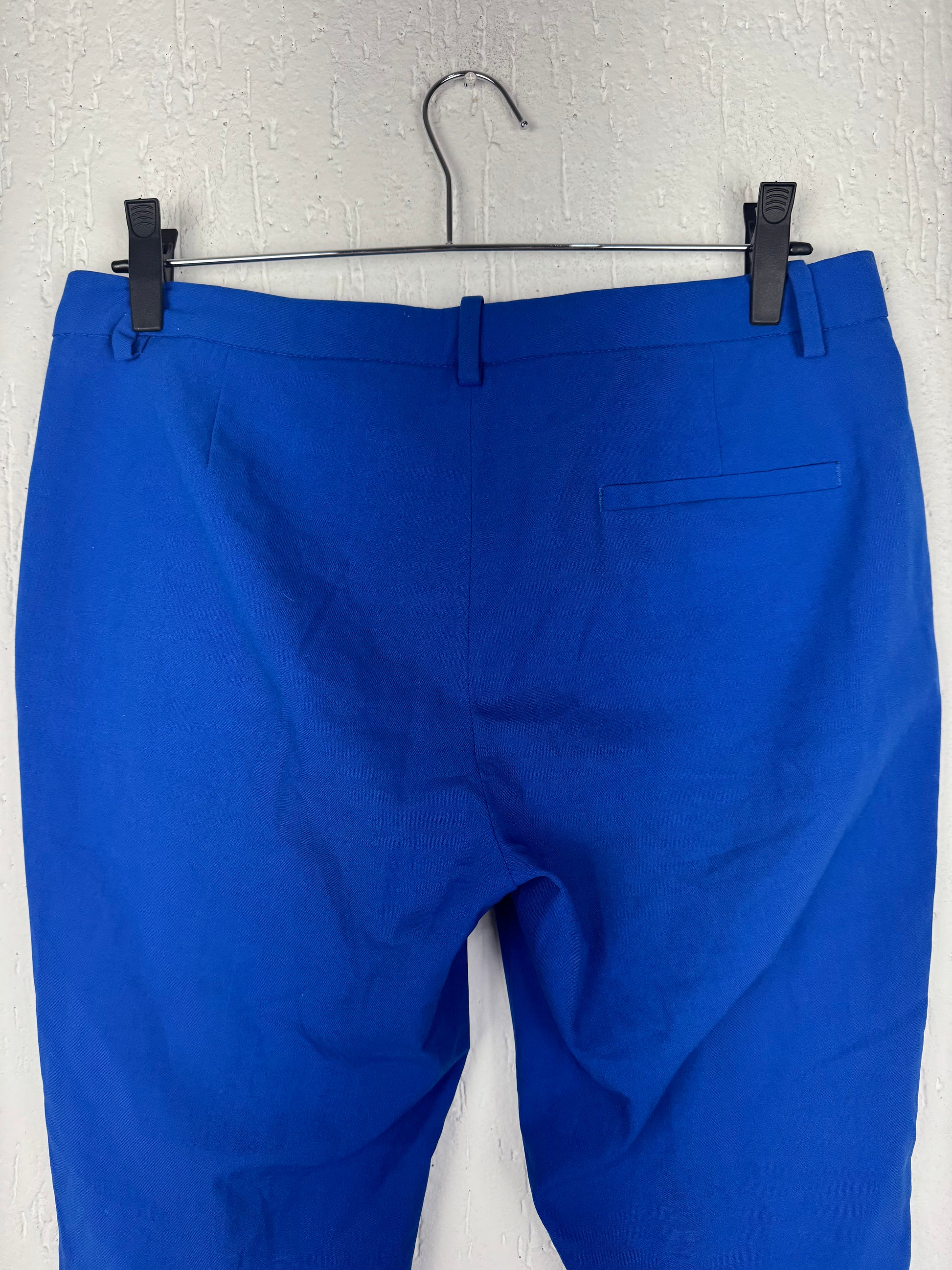 Calça Alfaiataria Zara Azul Royal Cigarrete
