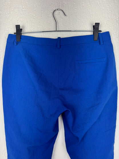 Calça Alfaiataria Zara Azul Royal Cigarrete