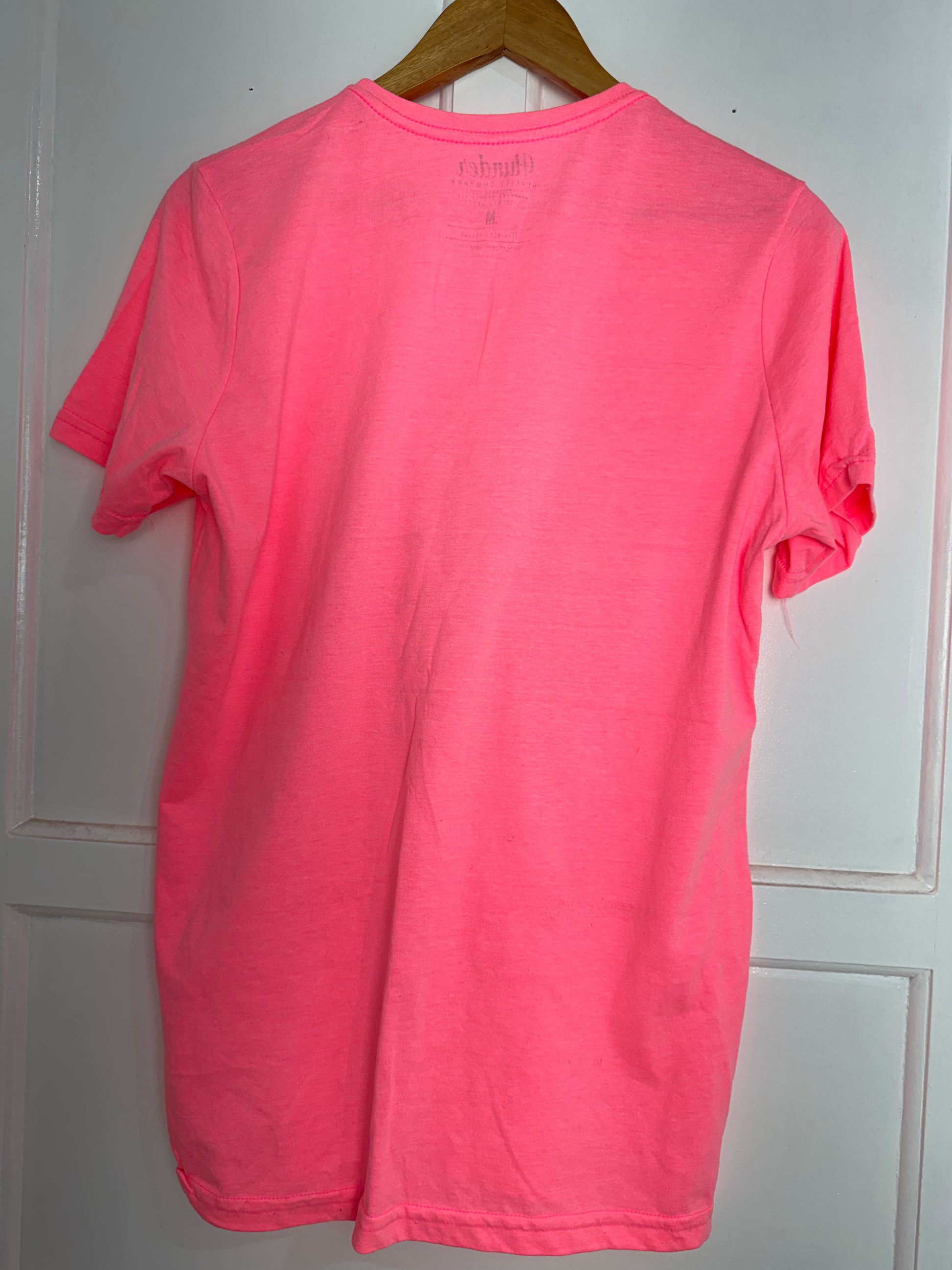 Camiseta Rosa Neon Surf California Hunder