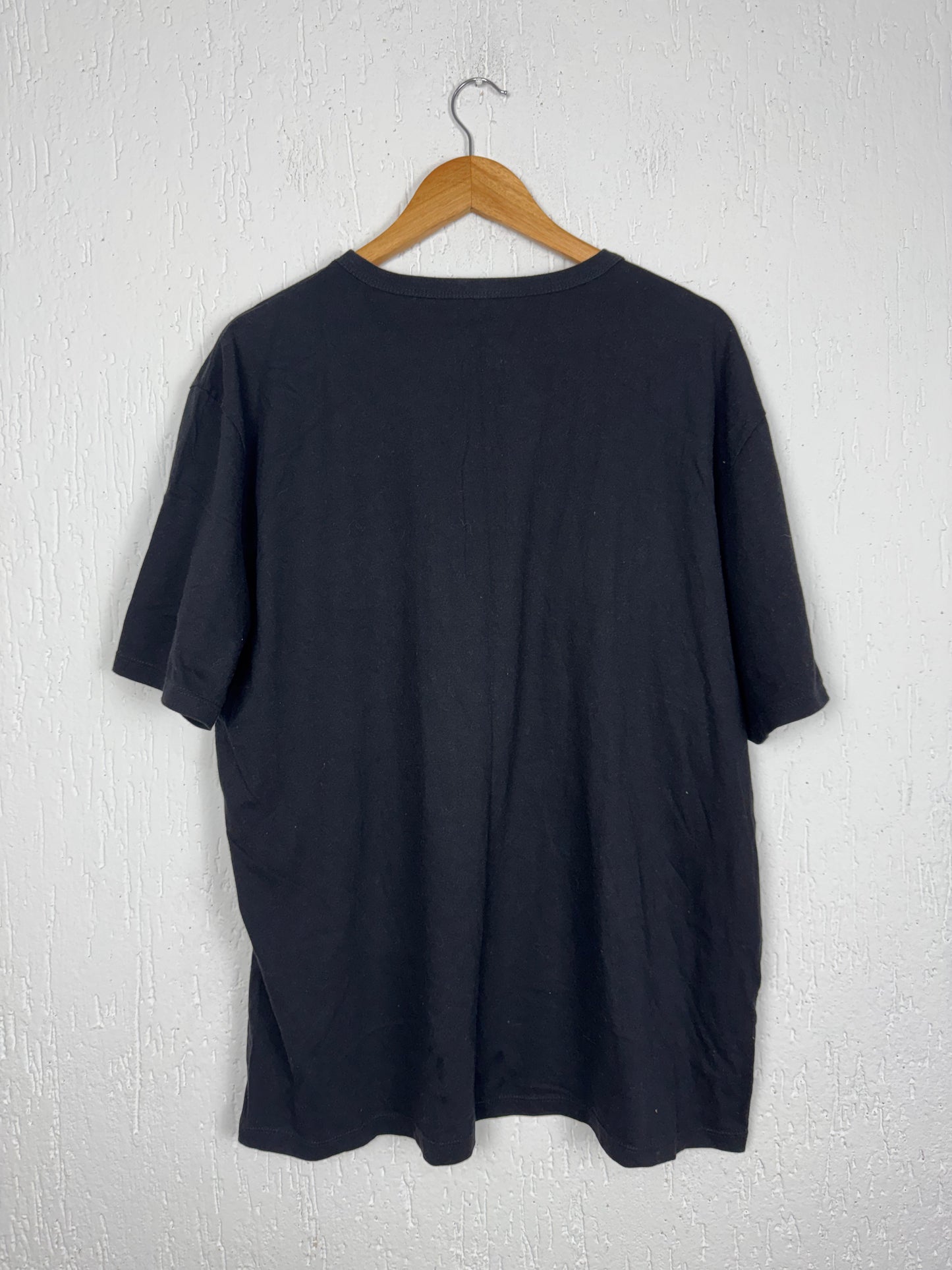 Camiseta Preta Estampa Moto Blueprint Hering XXG