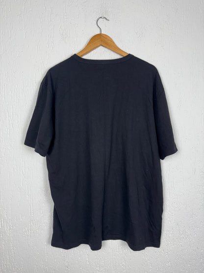 Camiseta Preta Estampa Moto Blueprint Hering XXG