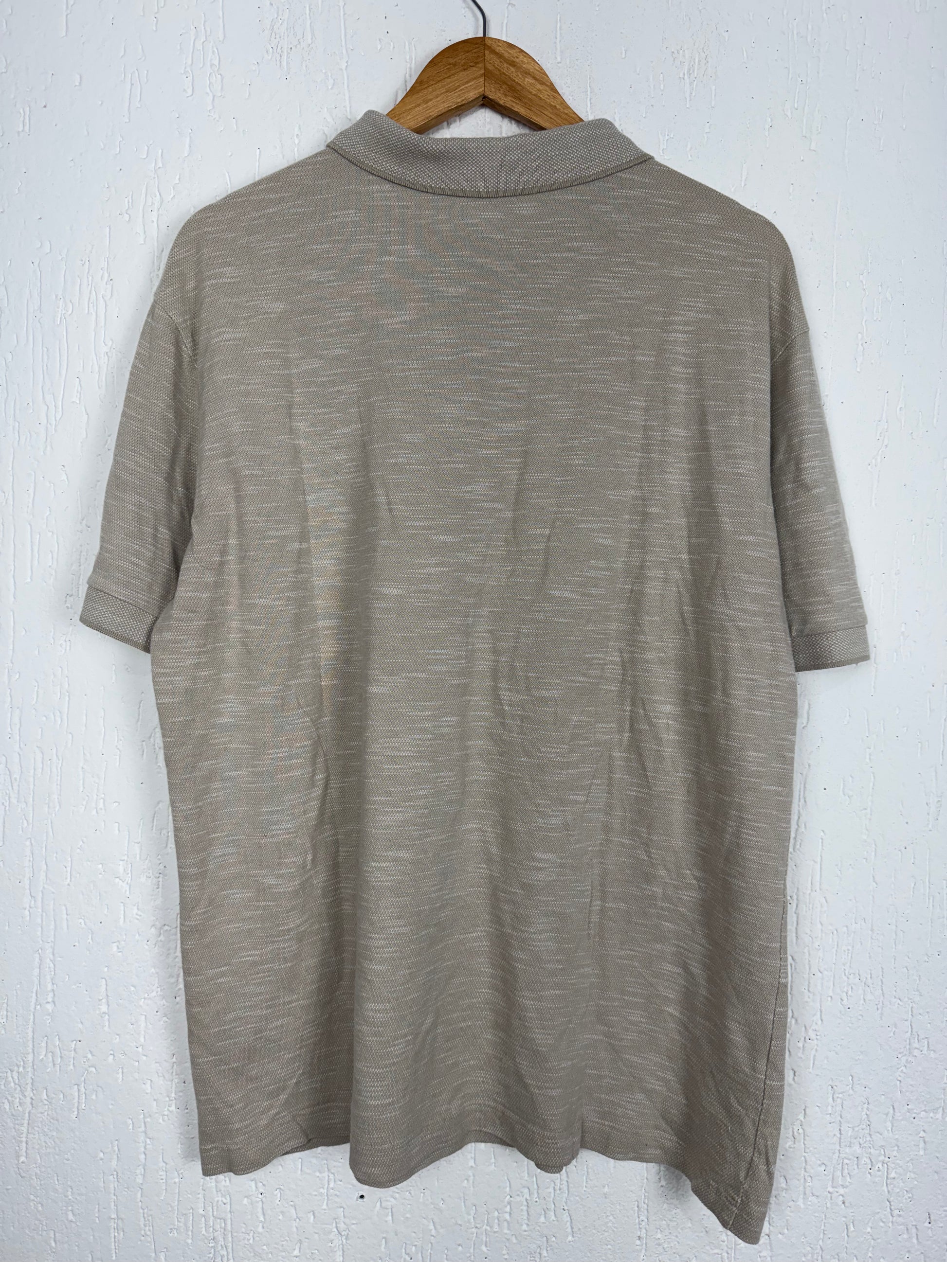 Polo Bege Mescla Highstil Slim Fit GG