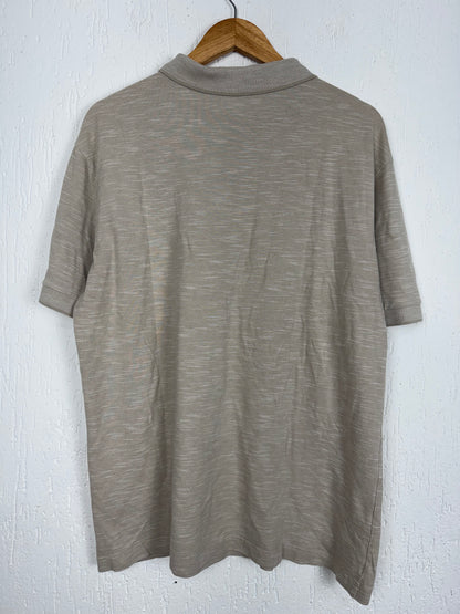 Polo Bege Mescla Highstil Slim Fit GG