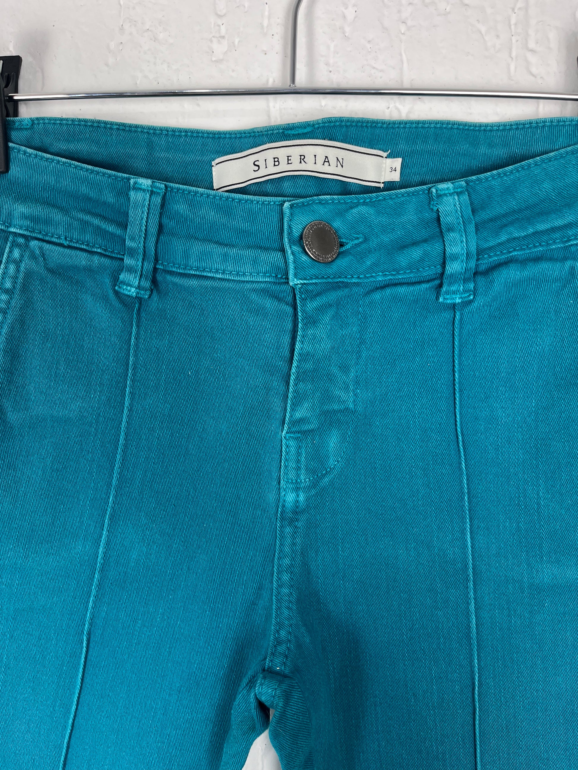 Calça Sarja Siberian Flare Azul - Tamanho 34