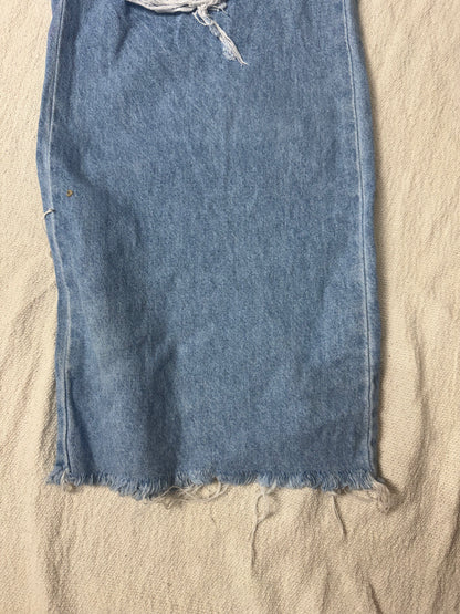 Calça Jeans Wide Leg Destroyd