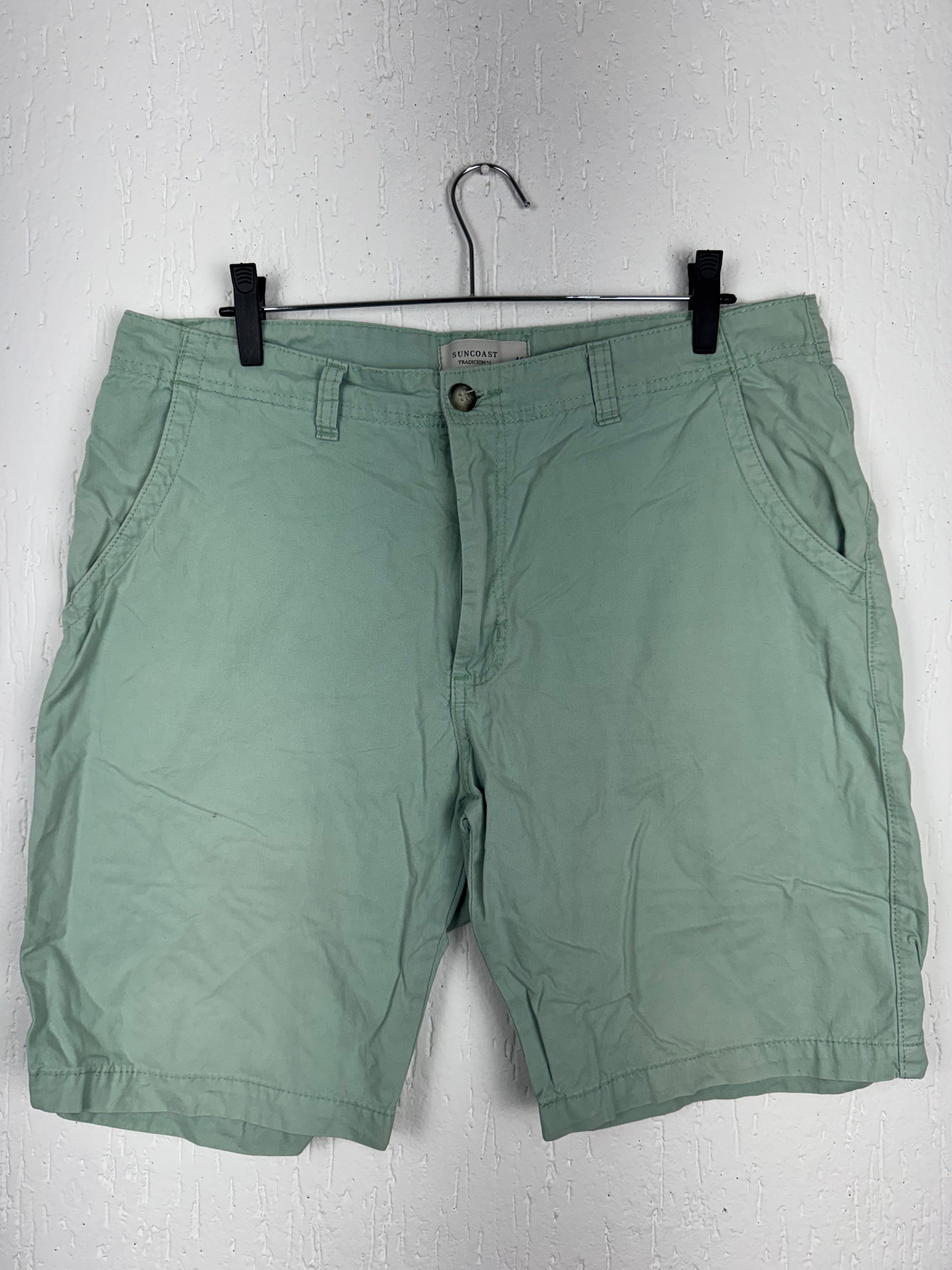 Bermuda Masculina Sarja Suncoast Verde Pastel