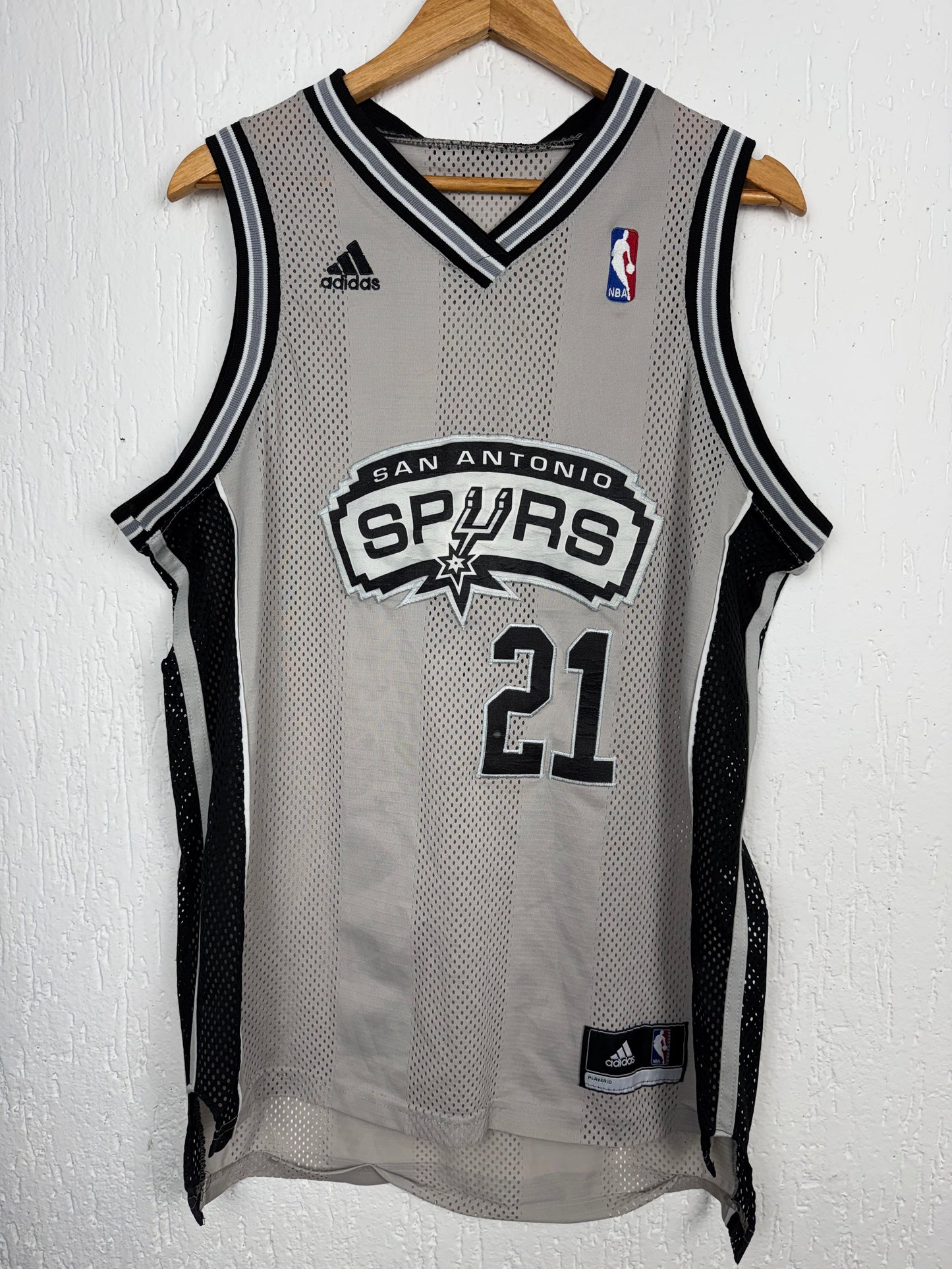 Regata NBA Spurs Duncan 21 Cinza
