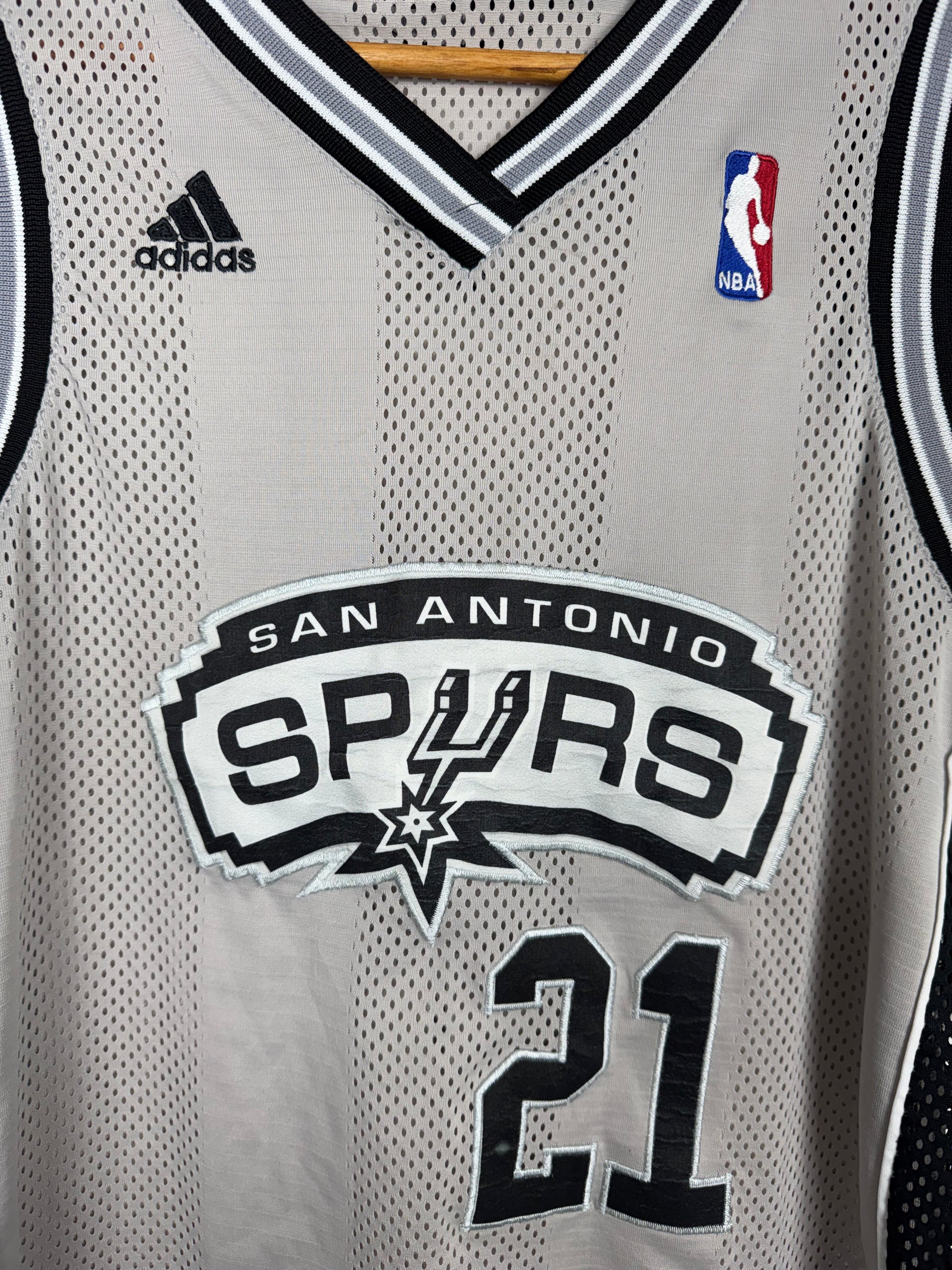 Regata NBA Spurs Duncan 21 Cinza