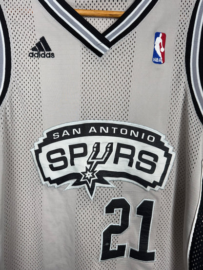 Regata NBA Spurs Duncan 21 Cinza