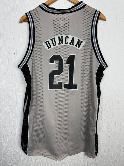Regata NBA Spurs Duncan 21 Cinza