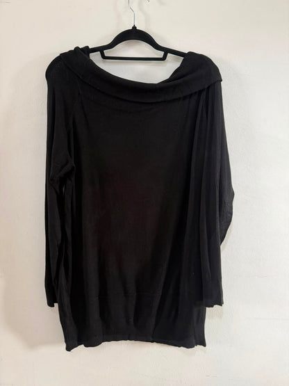Blusa de Malha manga longa- Plus Size